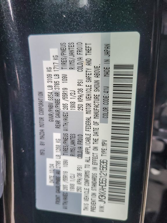 Used 2025 MAZDA CX-90 3.3 Turbo w/ Select Package image 24