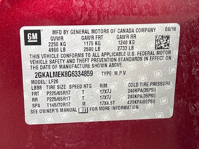 Used 2016 GMC Terrain SLE FWD image 26