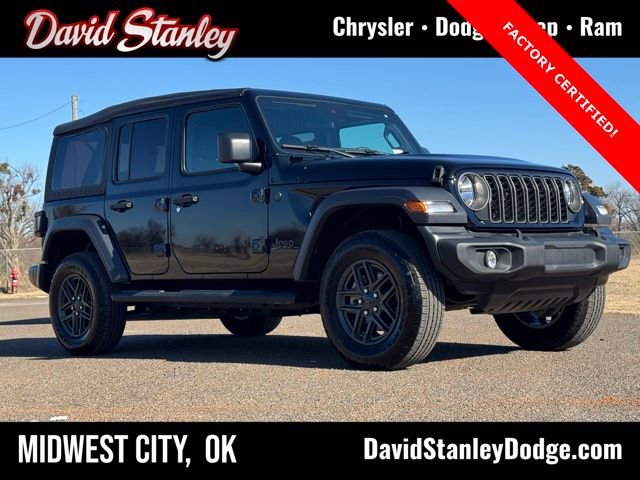 Certified 2025 Jeep Wrangler Sport S AWD/4WD image 1