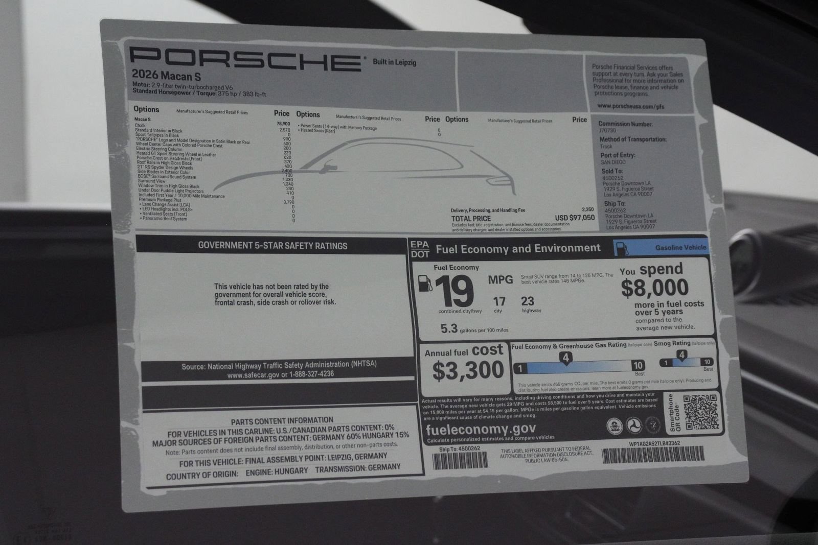 New 2026 Porsche Macan S AWD/4WD image 25