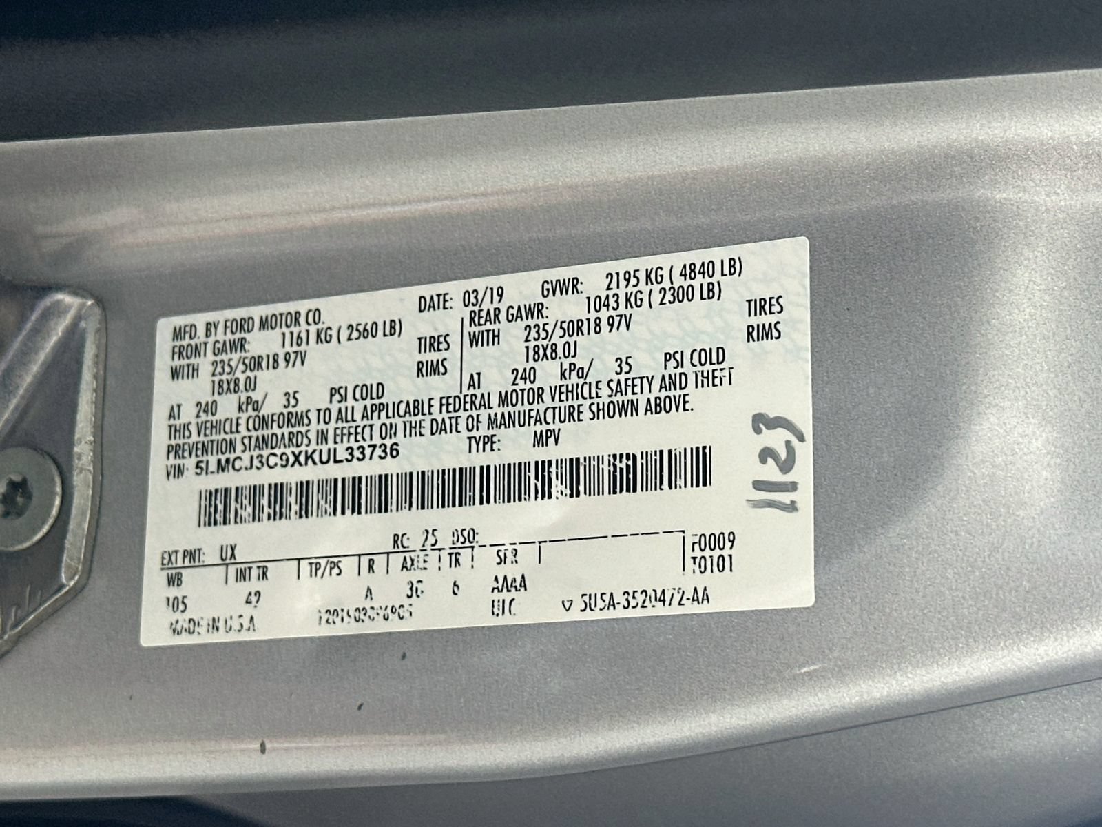 Used 2019 Lincoln MKC Reserve FWD image 34
