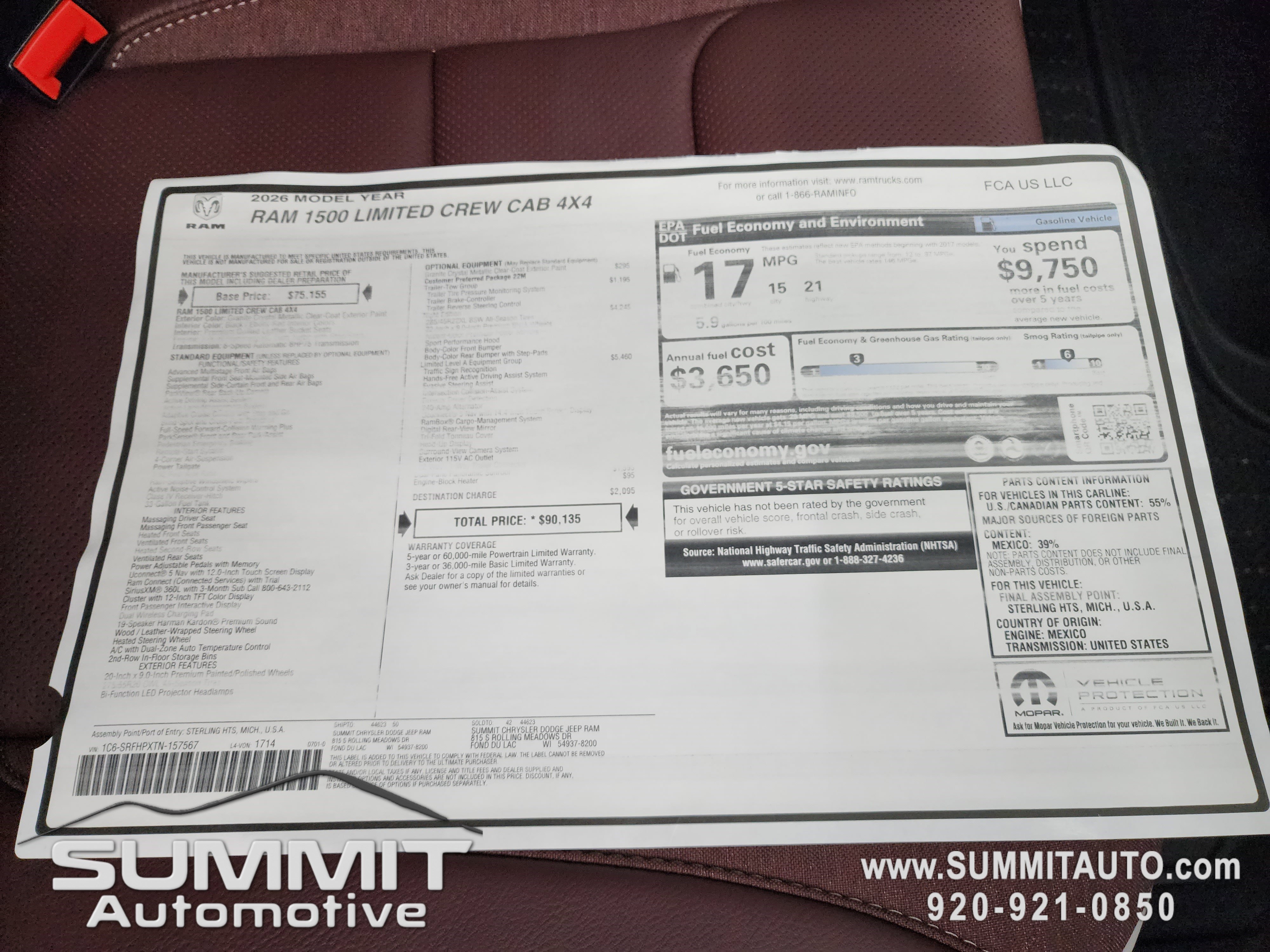 New 2026 RAM 1500 Limited image 31