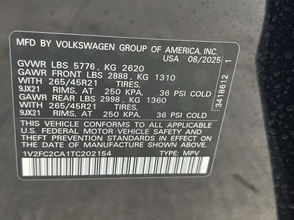 New 2026 Volkswagen Atlas Cross Sport SEL Premium R-Line AWD/4WD image 69