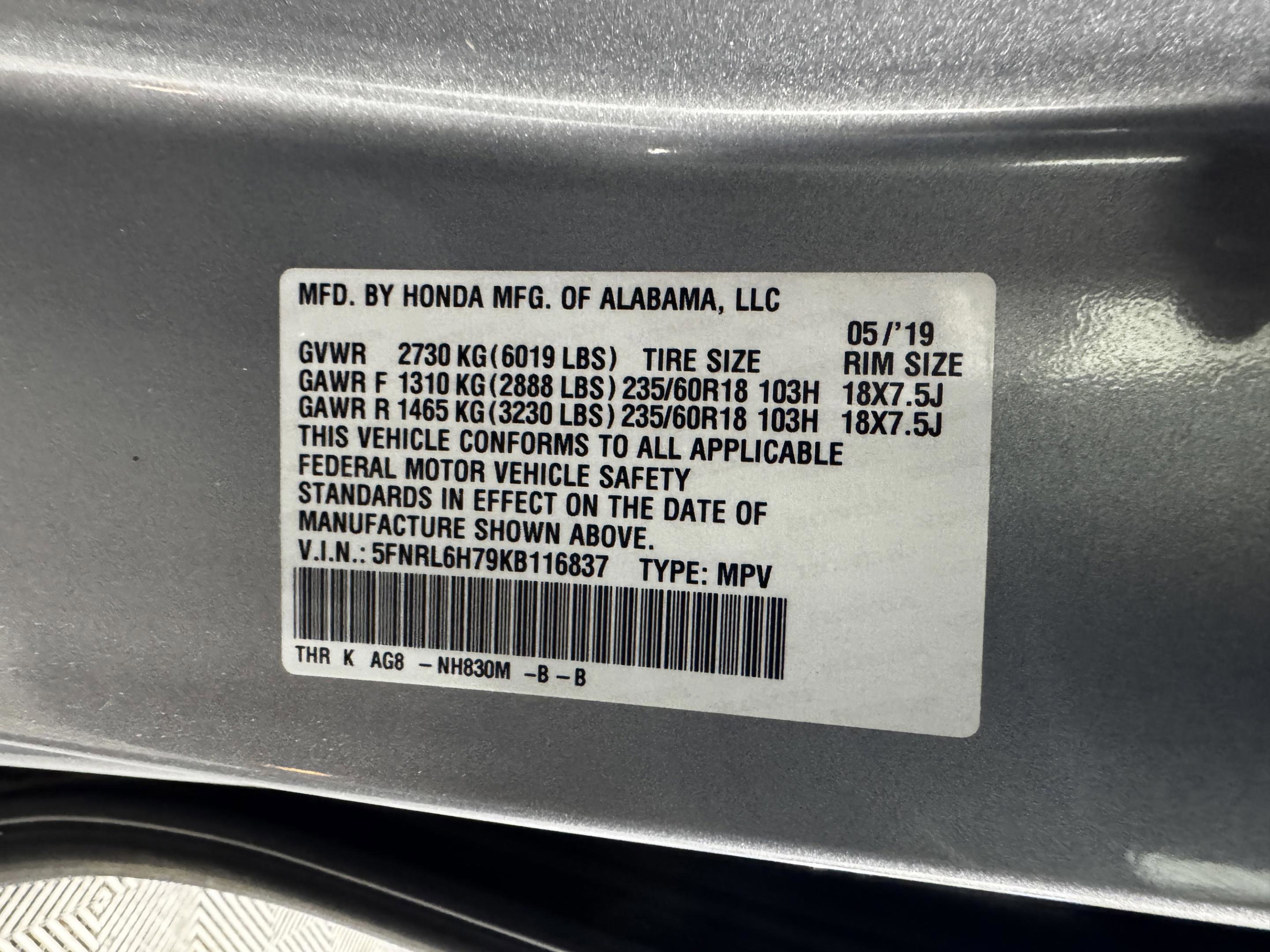 Used 2019 Honda Odyssey EX-L image 39