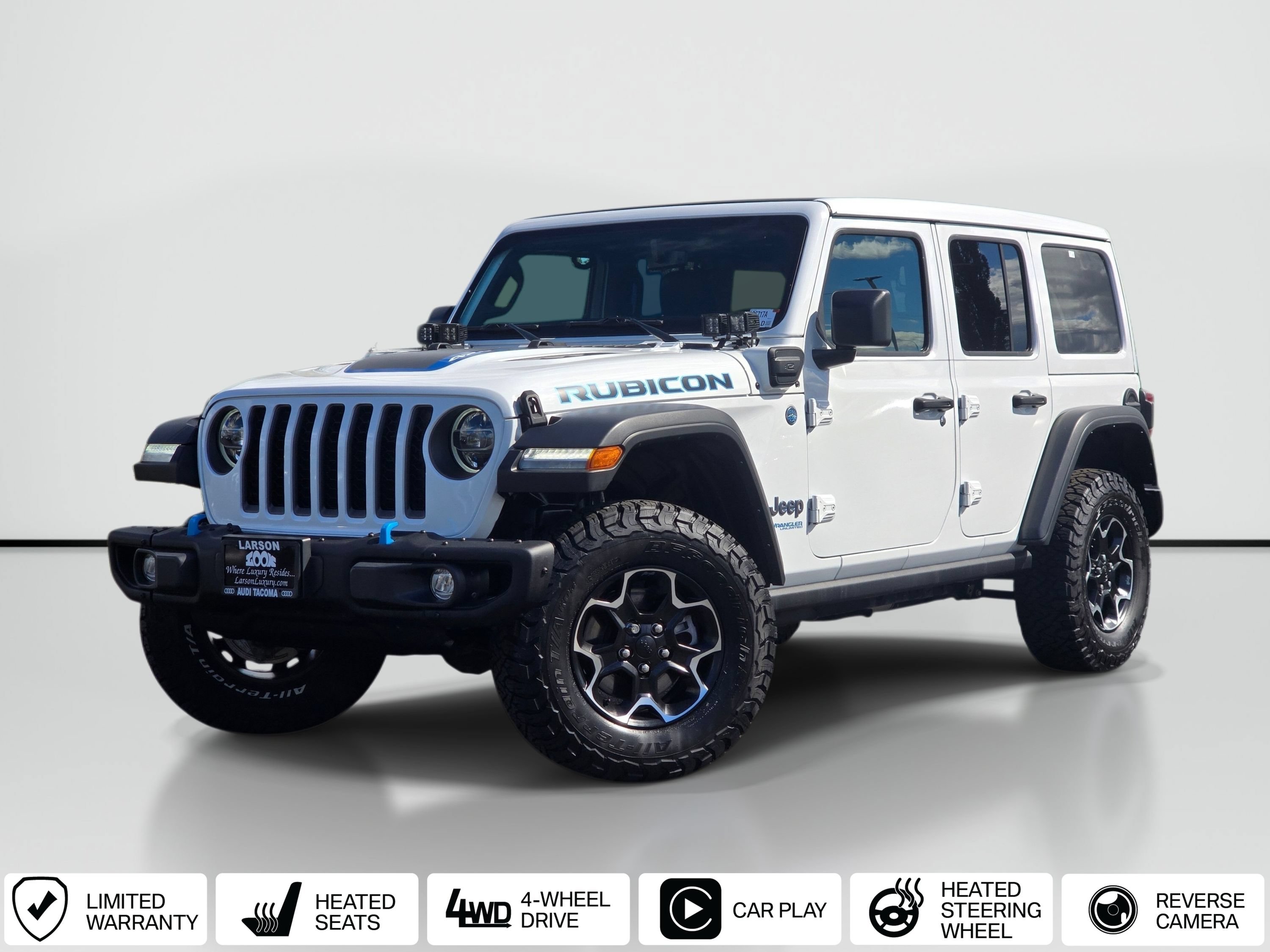 Used 2021 Jeep Wrangler Unlimited Rubicon 4xe w/ Steel Bumper Group