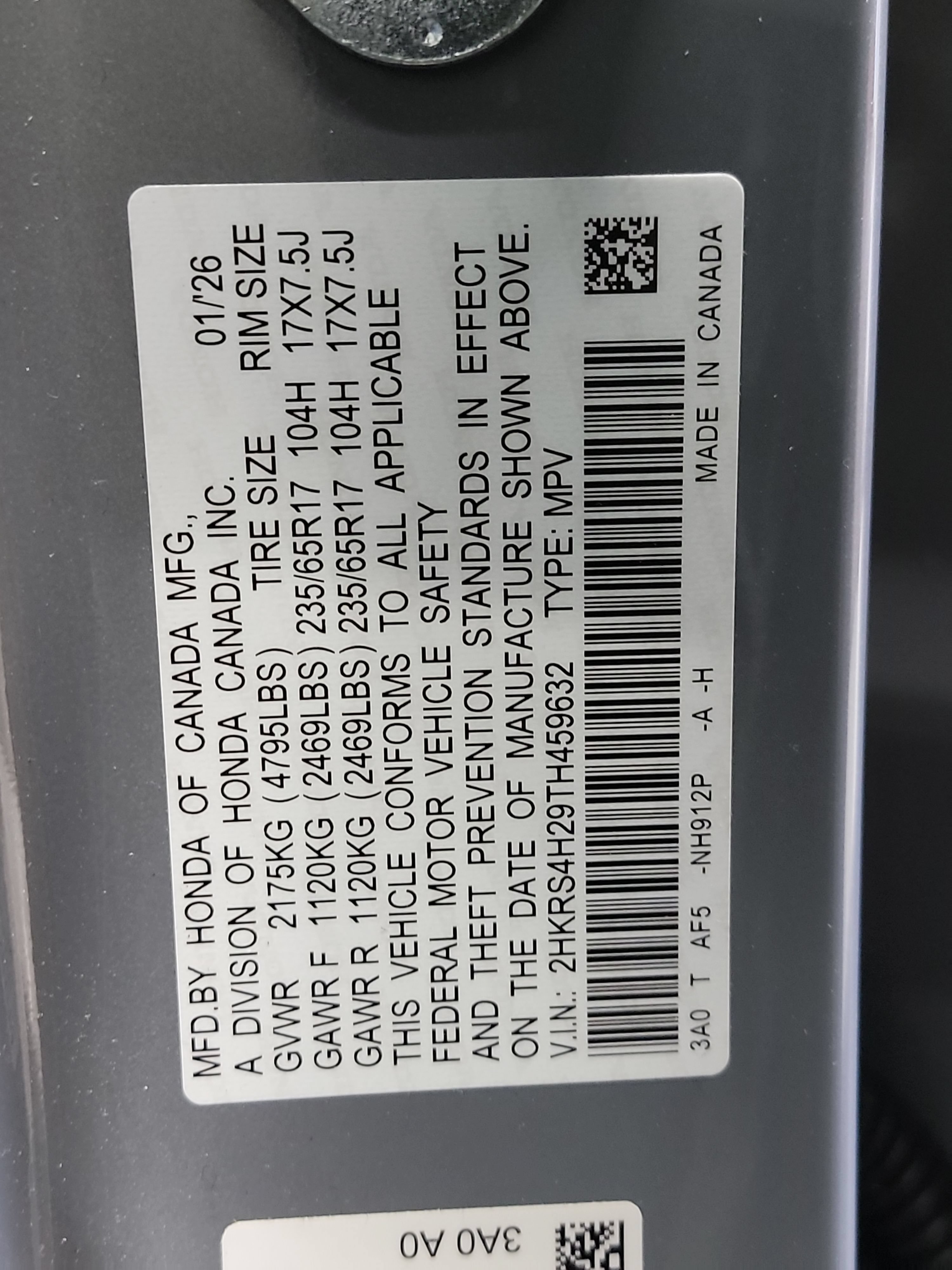 Certified 2026 Honda CR-V LX image 32