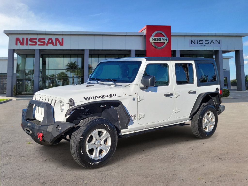 Used 2018 Jeep Wrangler Unlimited Sport S AWD/4WD image 3
