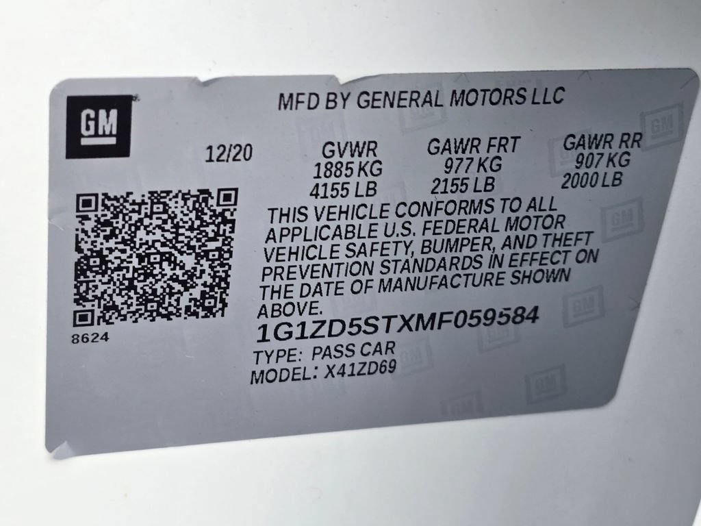 Used 2021 Chevrolet Malibu LT FWD image 32