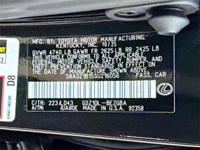 New 2025 Lexus ES 350 w/ Premium Package image 43