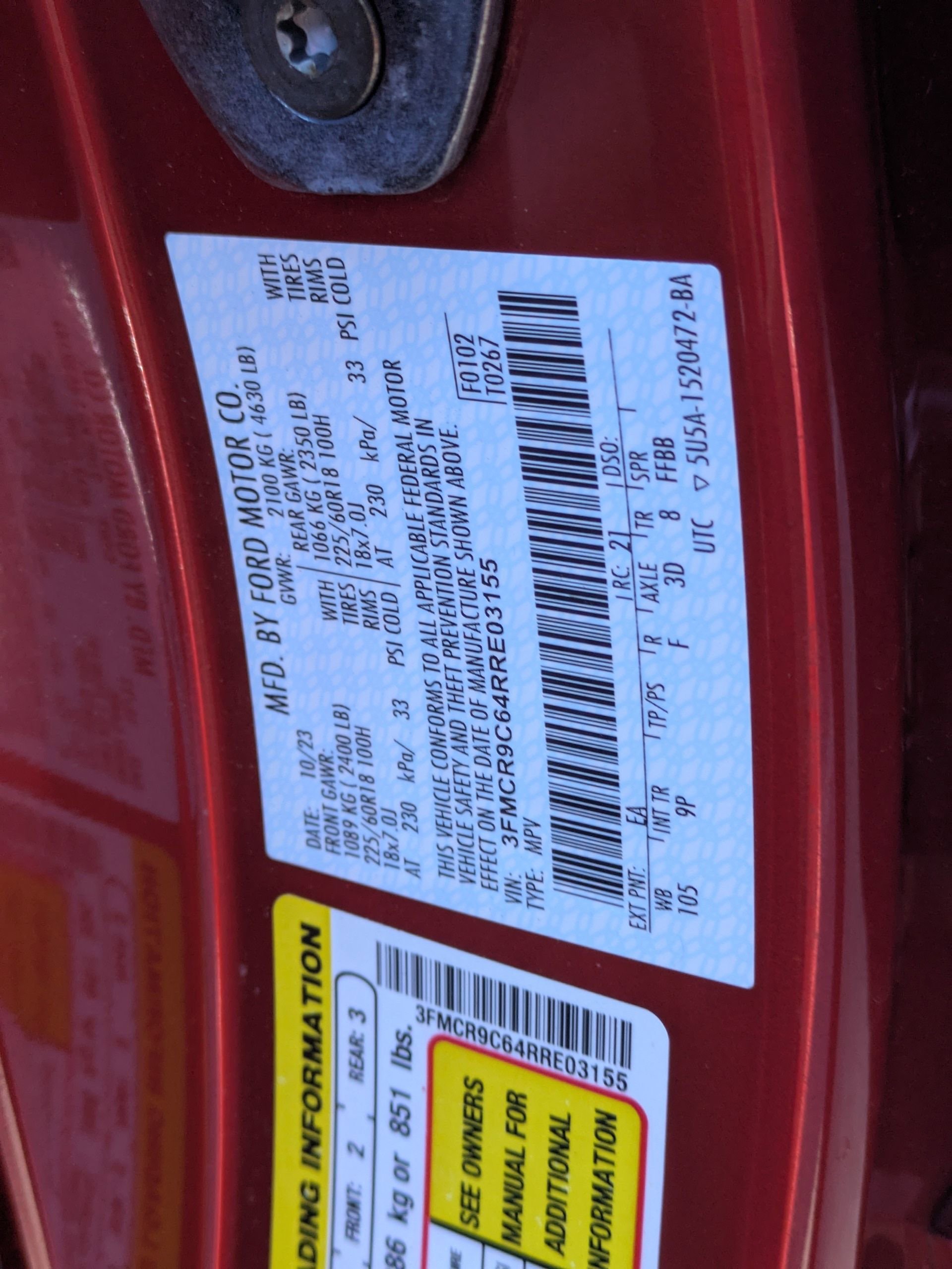 Certified 2024 Ford Bronco Sport Outer Banks w/ Tech Package image 44