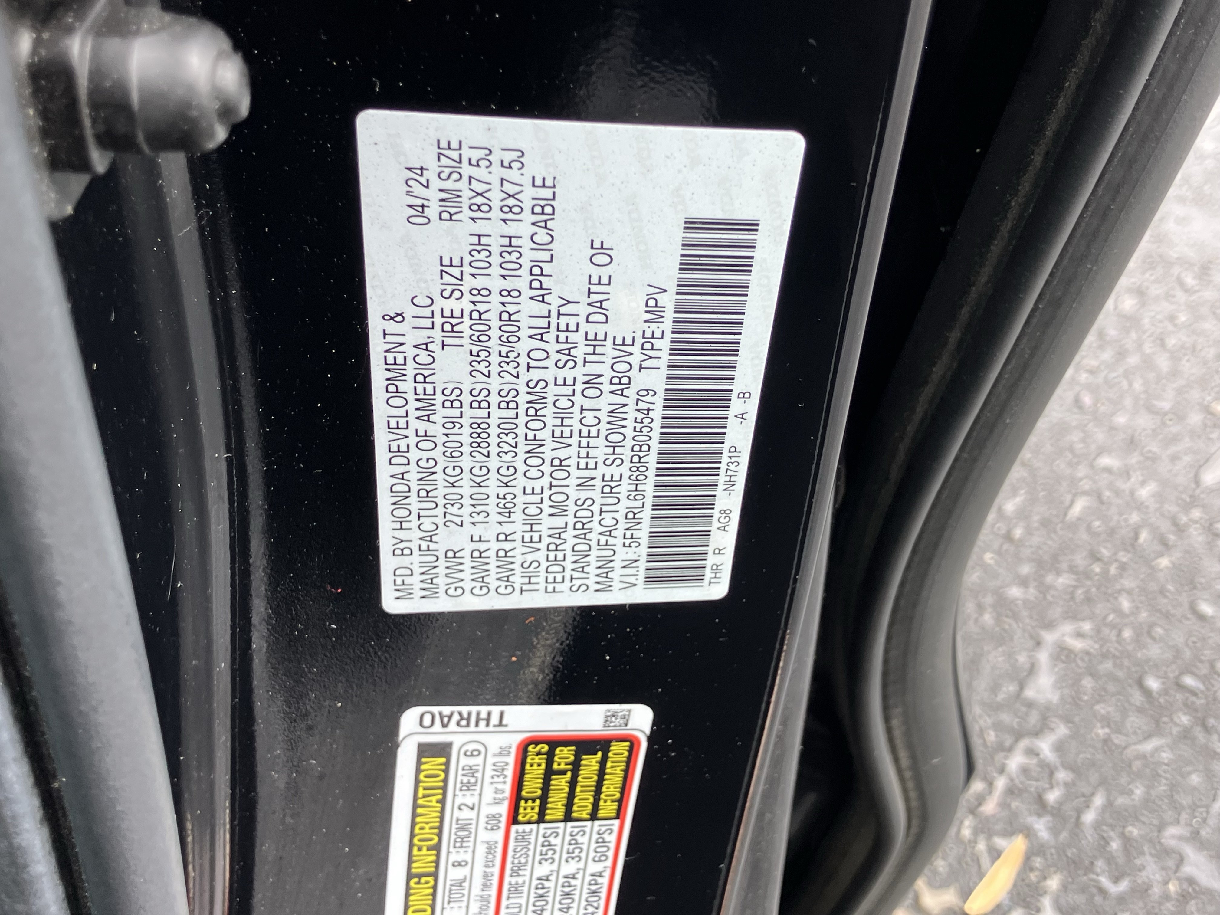 Certified 2024 Honda Odyssey EX-L image 29