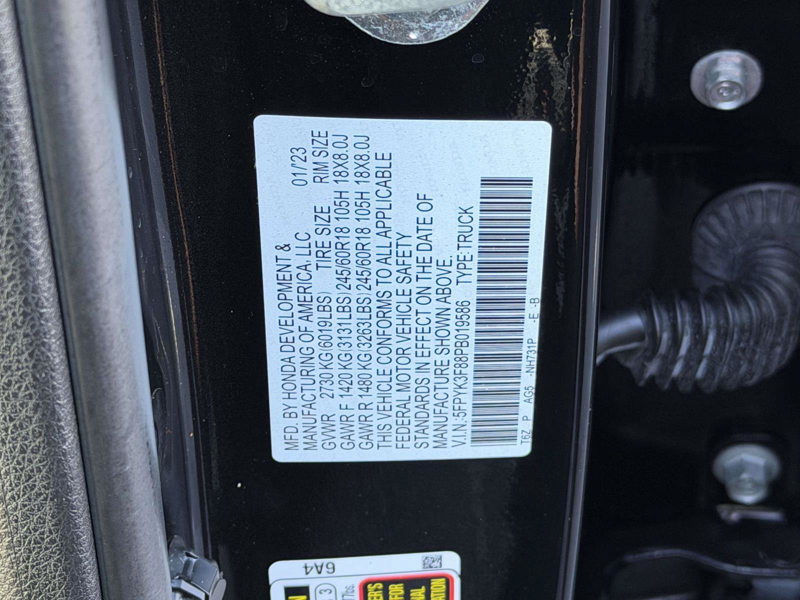 Certified 2023 Honda Ridgeline Black Edition image 21