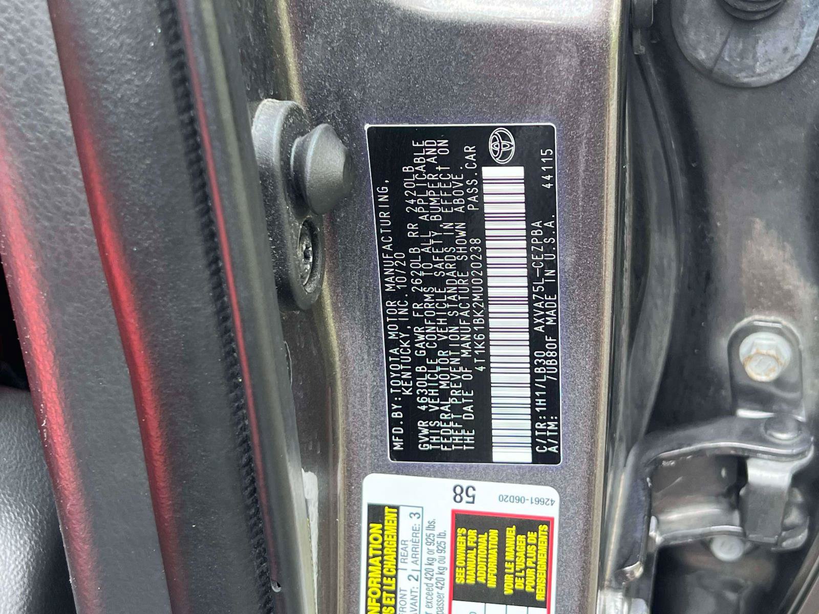 Used 2021 Toyota Camry XSE AWD/4WD image 23