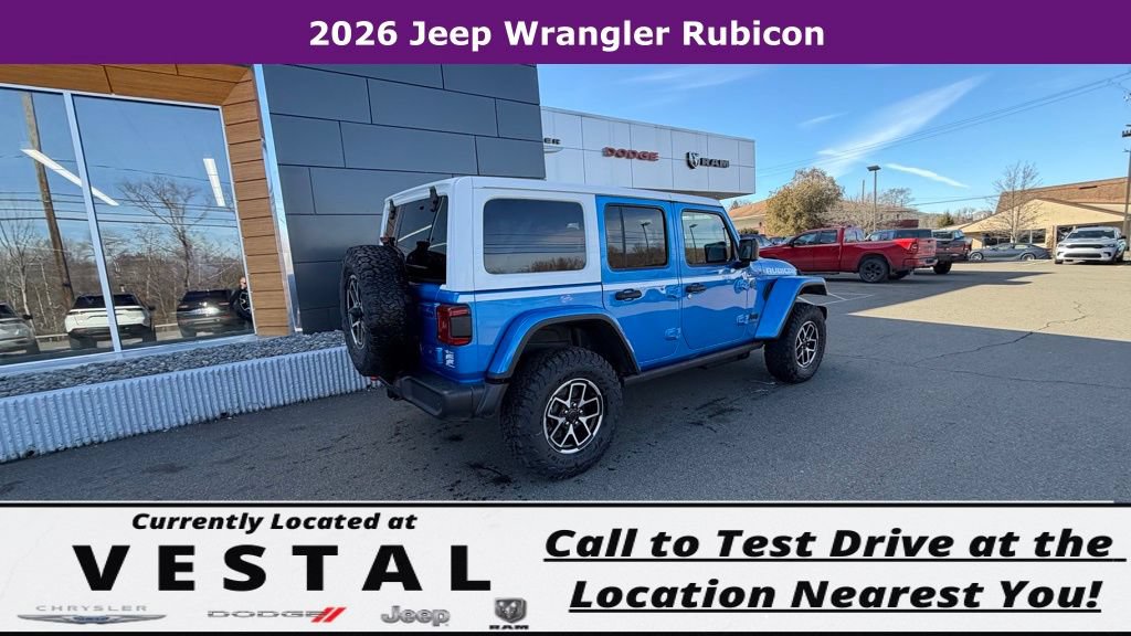 New 2026 Jeep Wrangler Unlimited Rubicon w/ Whitecap Package AWD/4WD image 6