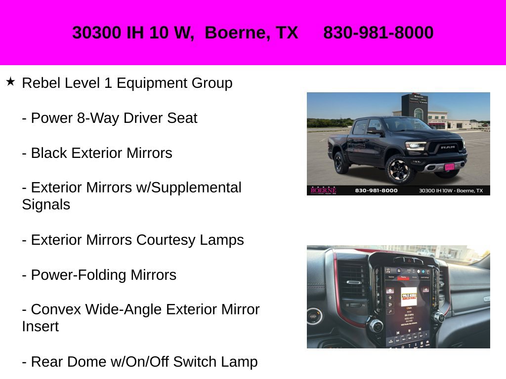 Used 2023 RAM 1500 Rebel w/ Rebel Level 1 Equipment Group AWD/4WD image 30