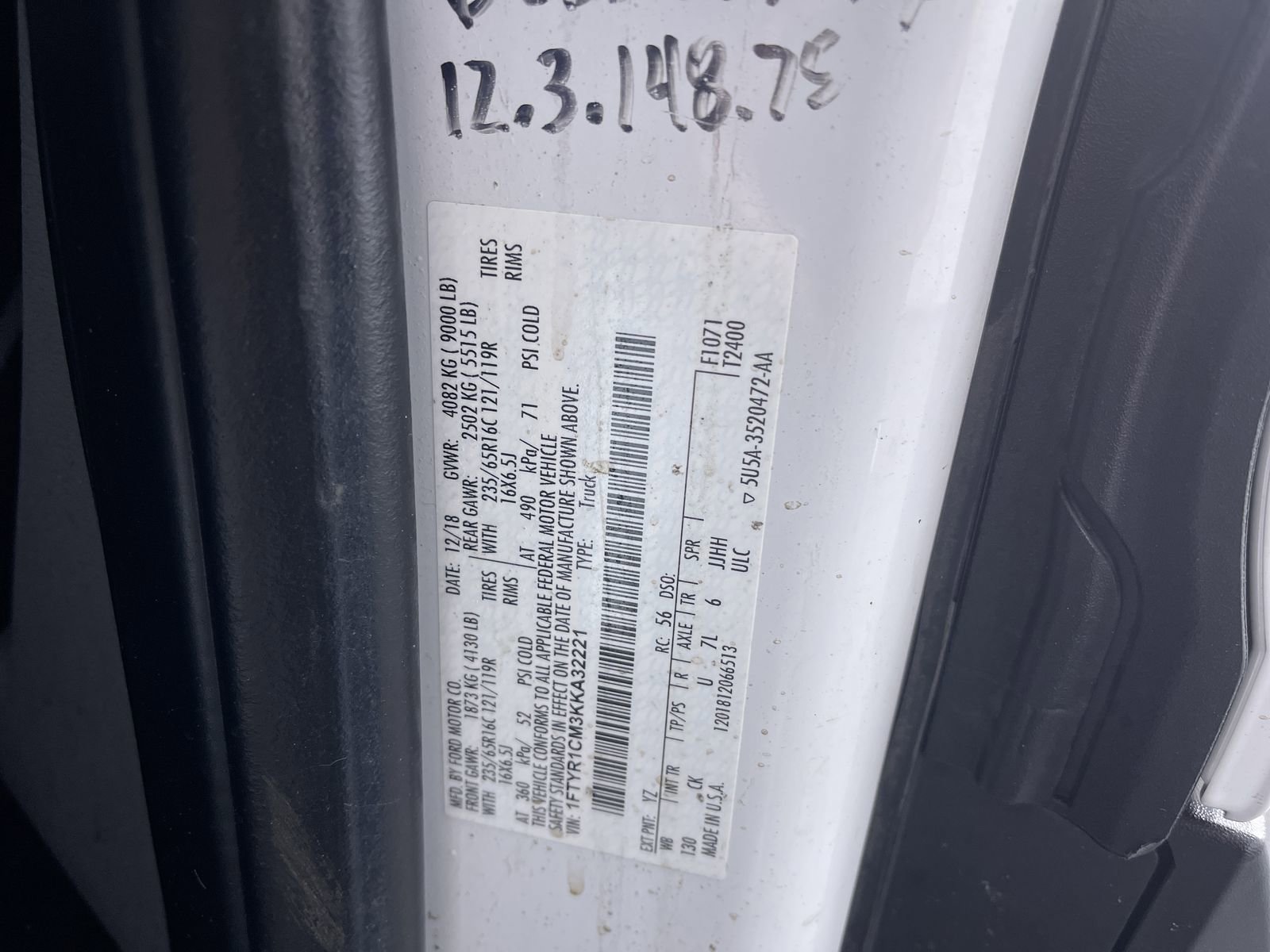 Used 2019 Ford Transit 250 130 Medium Roof image 12