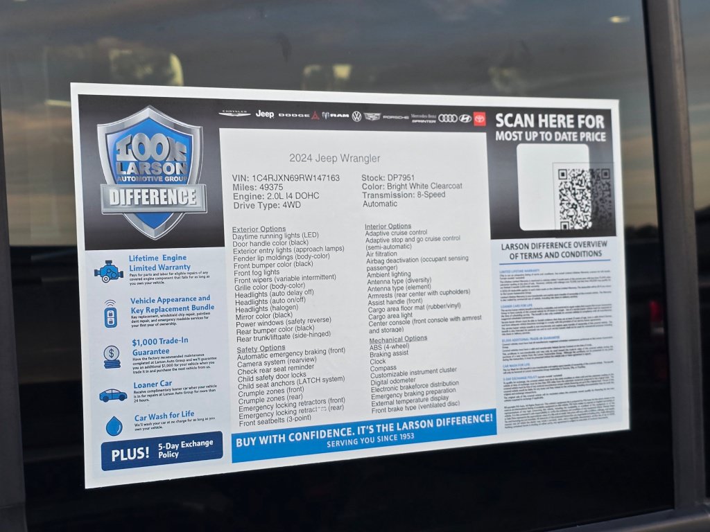 Used 2024 Jeep Wrangler Unlimited AWD/4WD image 41