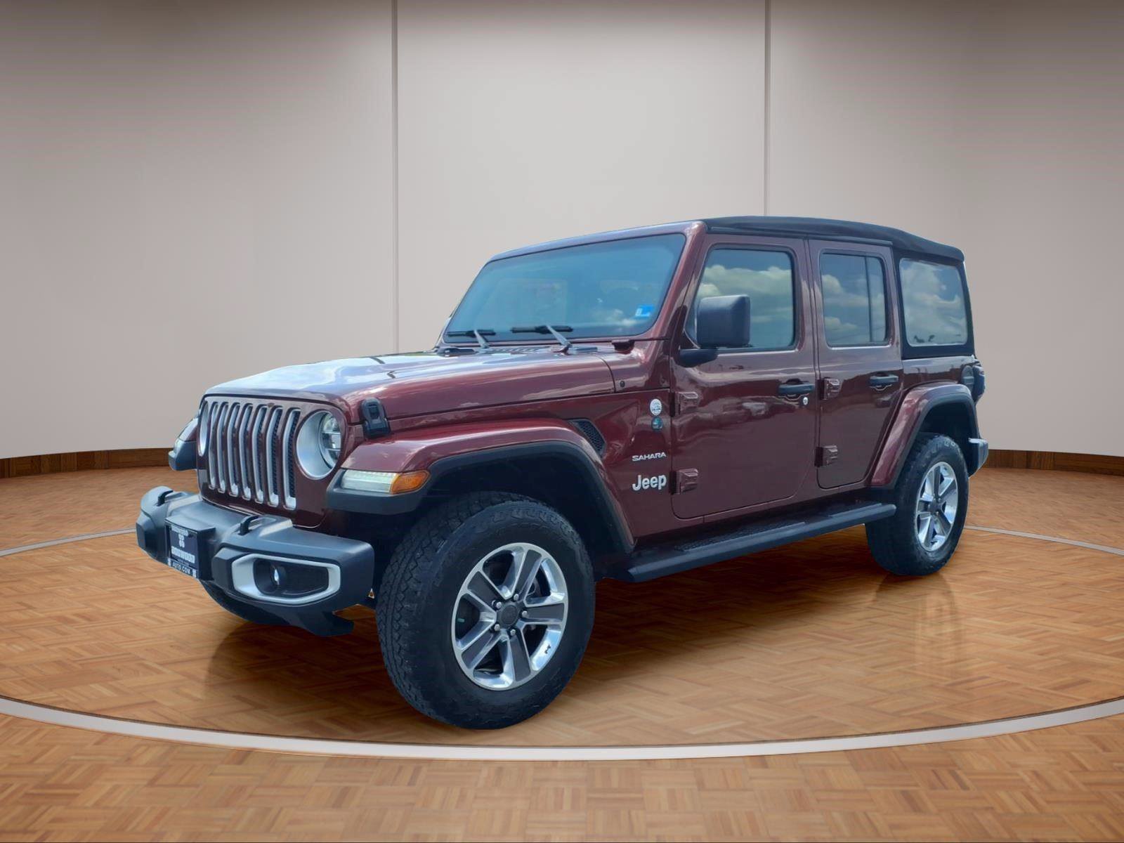 Used 2021 Jeep Wrangler Unlimited Sahara w/ LED Lighting Group AWD/4WD image 3