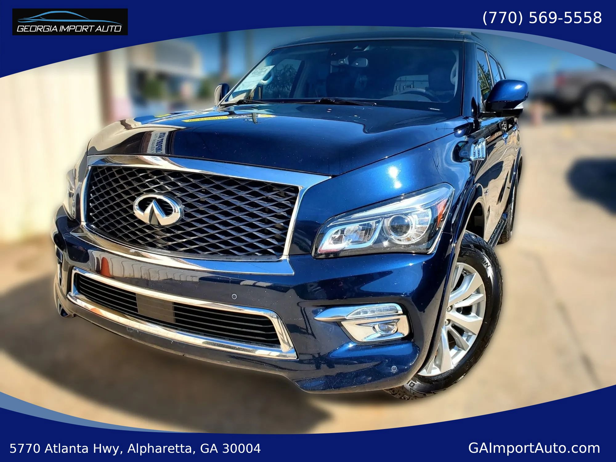 Used 2017 INFINITI QX80 4WD w/ Driver Assistance Package