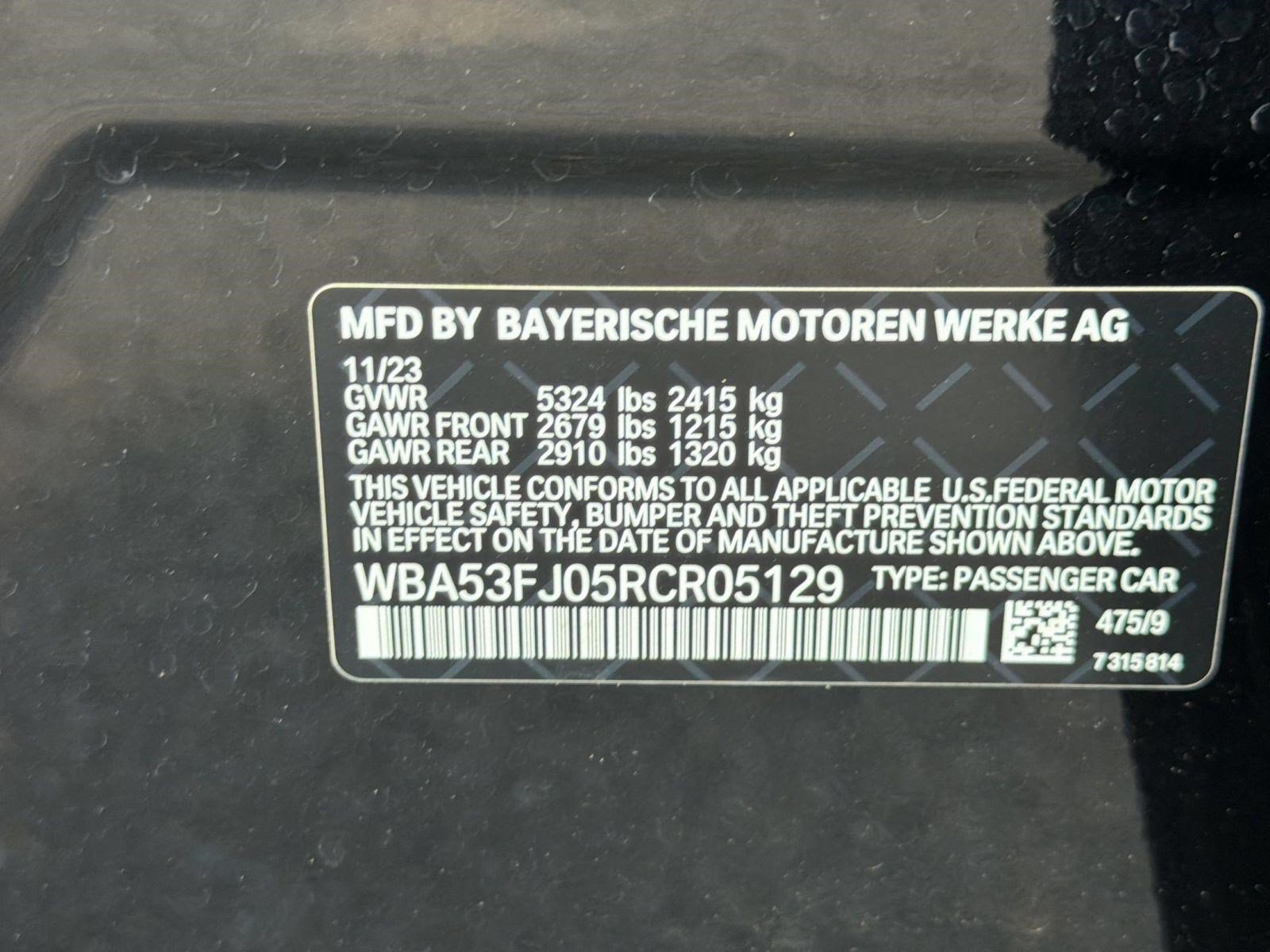 Used 2024 BMW 530i xDrive w/ Premium Package AWD/4WD image 24