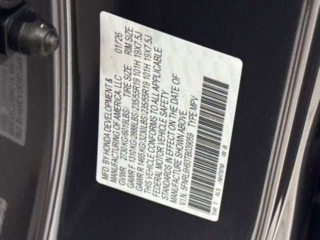 New 2026 Honda Odyssey Elite image 16