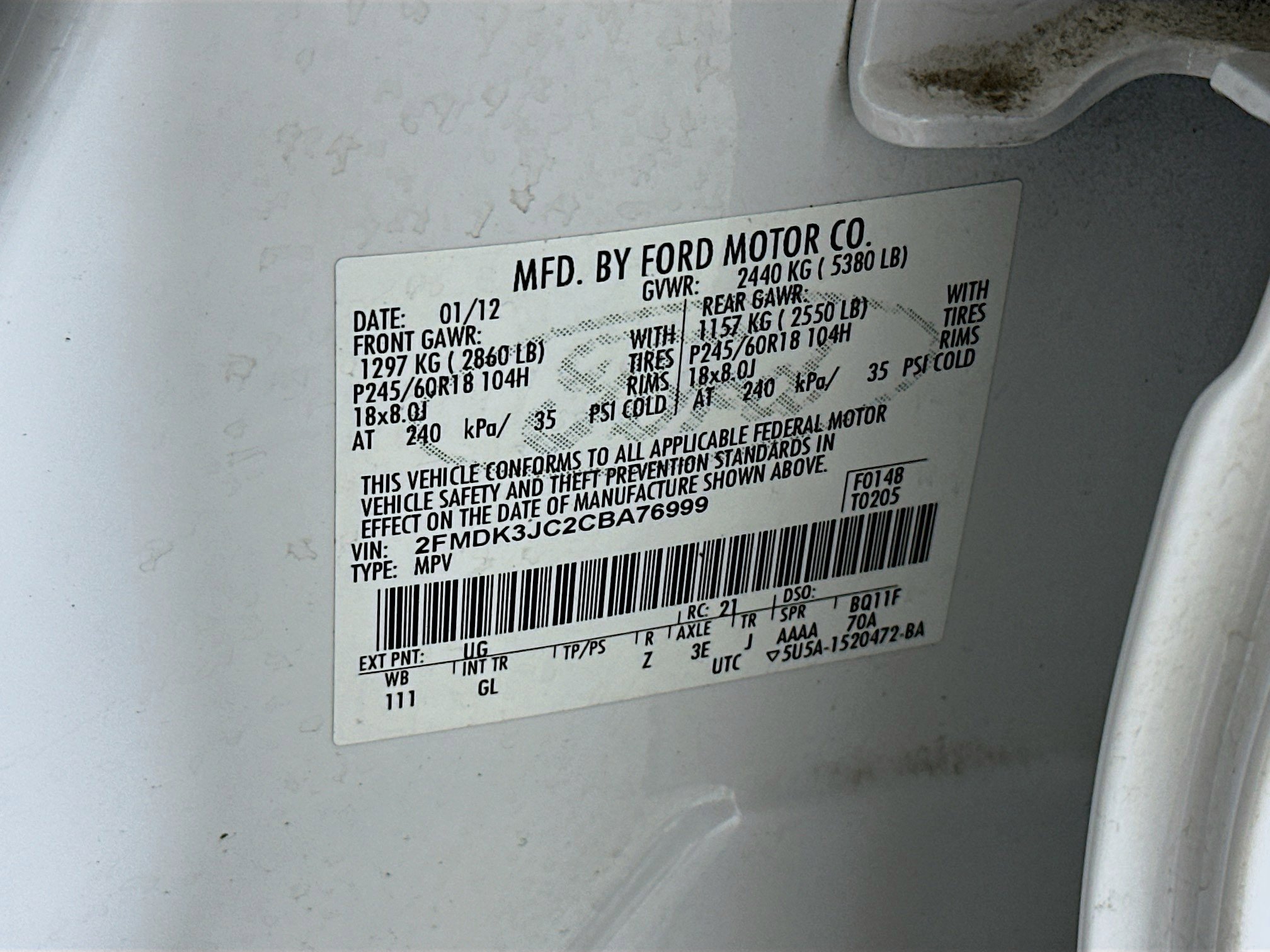 Used 2012 Ford Edge SEL image 12