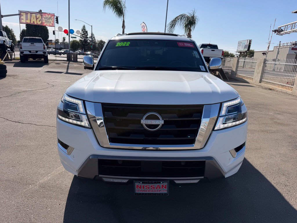 Certified 2022 Nissan Armada Platinum w/ Captain's Chairs Package AWD/4WD image 2