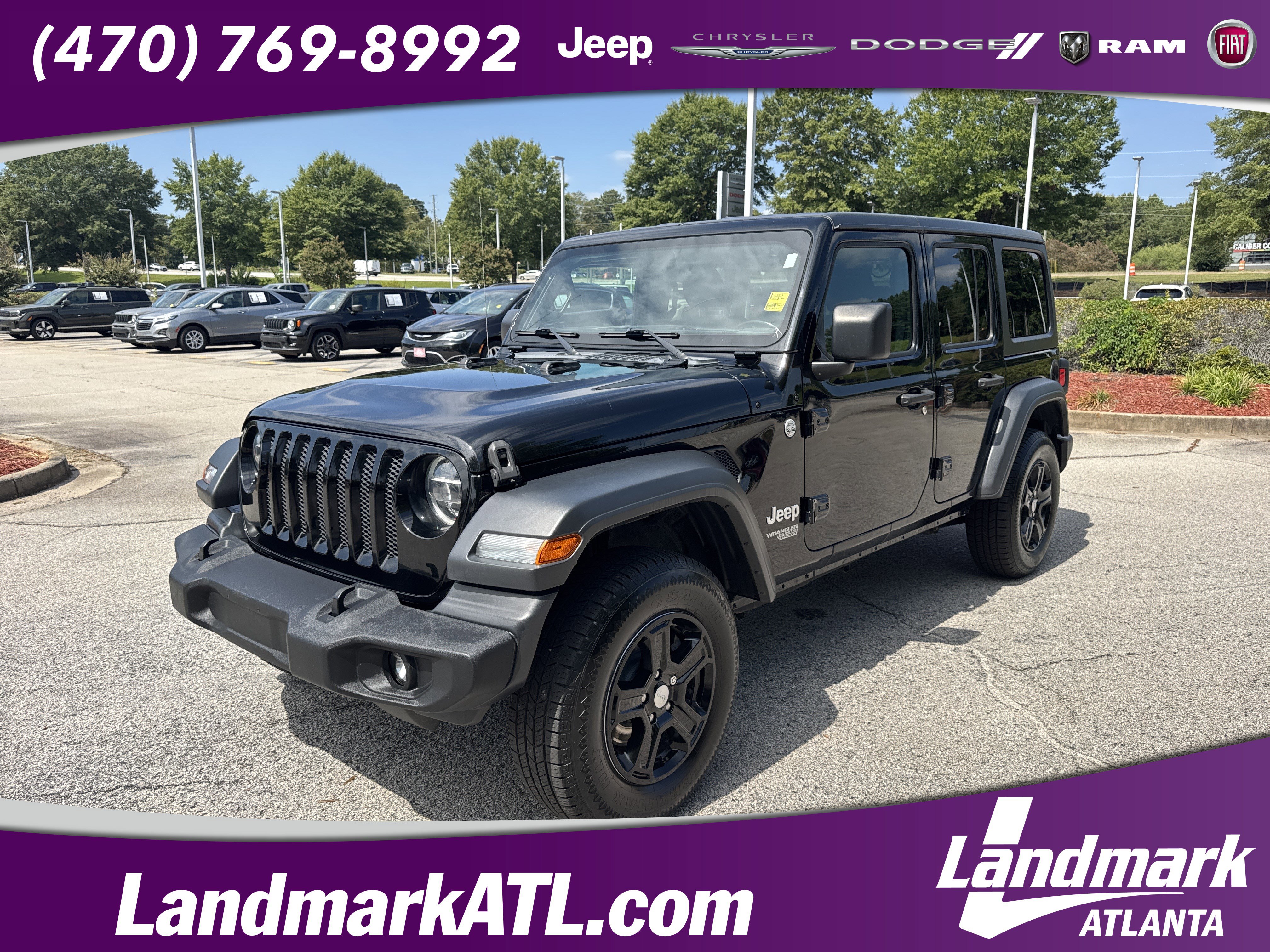 Used 2020 Jeep Wrangler Unlimited Sport S