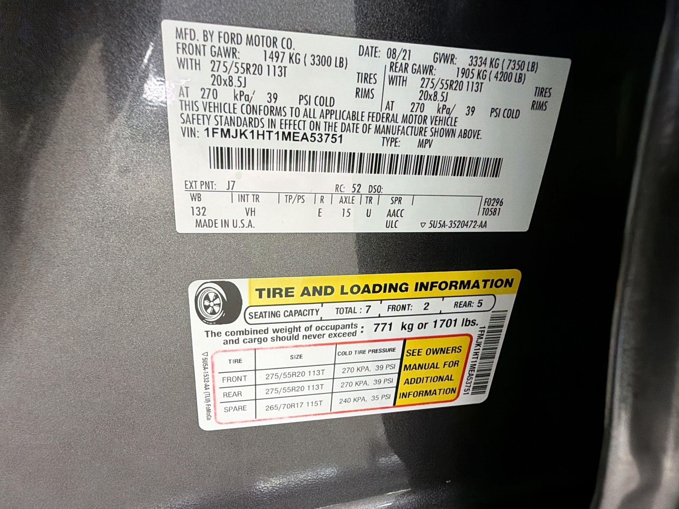 Used 2021 Ford Expedition Max XLT RWD image 27
