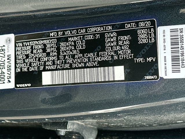 Used 2021 Volvo XC90 T5 Momentum image 37