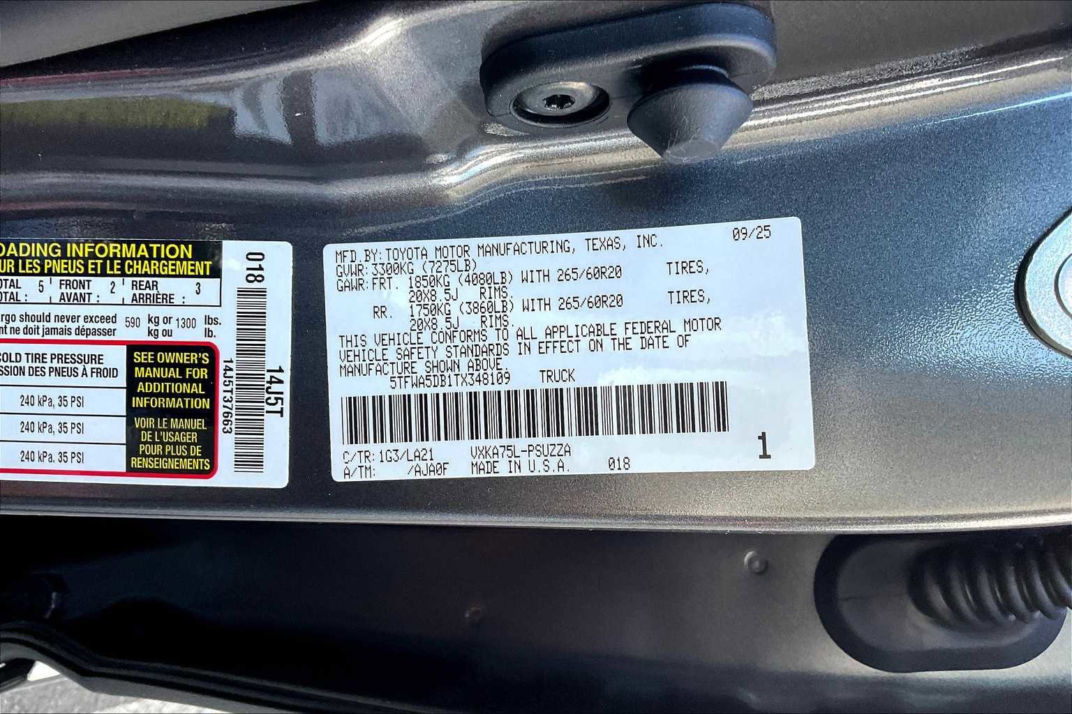 New 2026 Toyota Tundra Platinum image 21