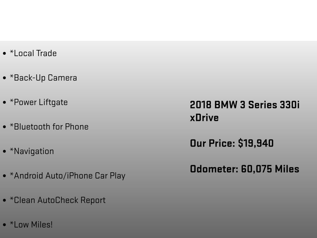 Used 2018 BMW 330i xDrive Sedan w/ Convenience Package image 12