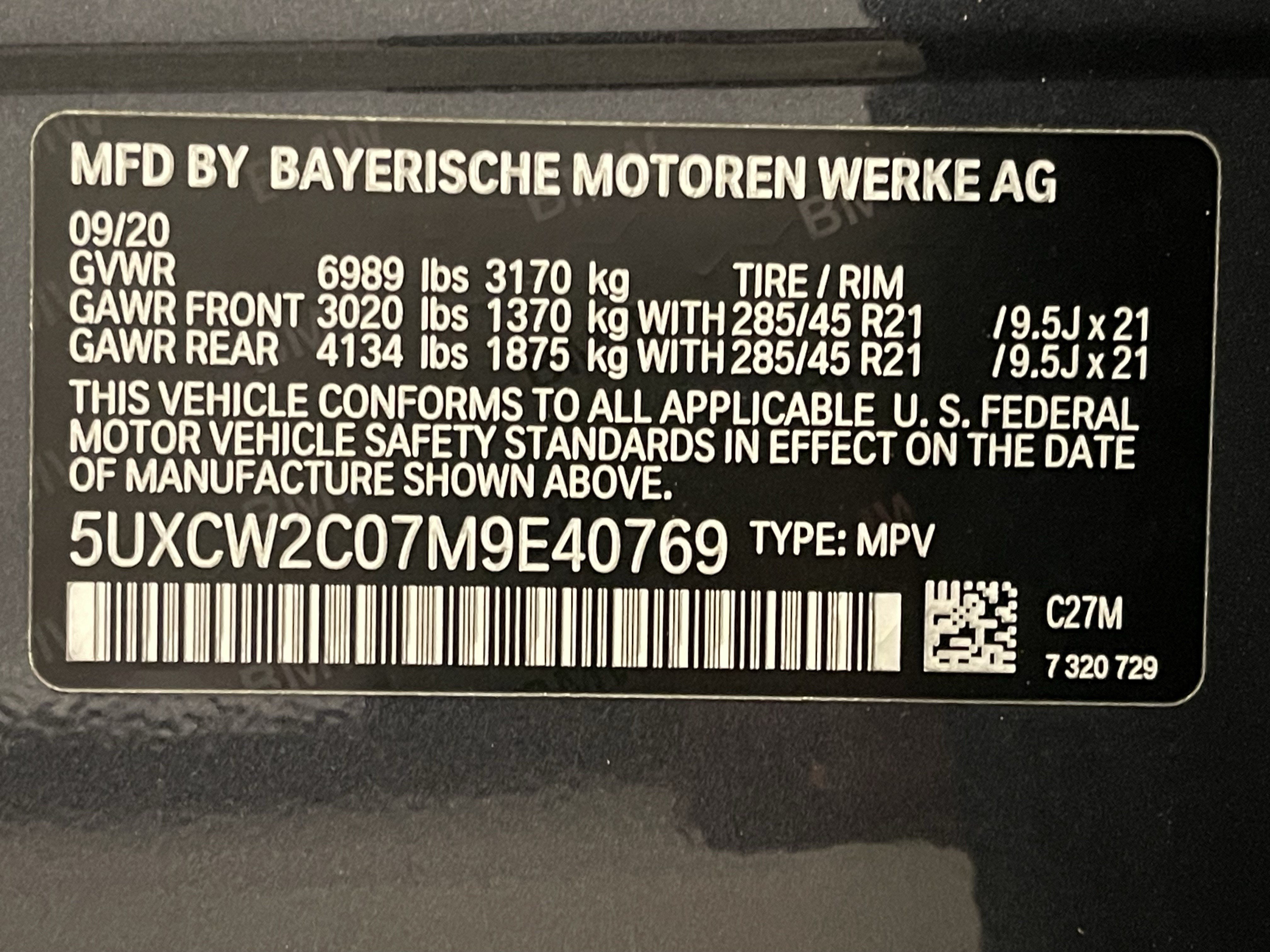 Used 2021 BMW X7 xDrive40i w/ Premium Package AWD/4WD image 25