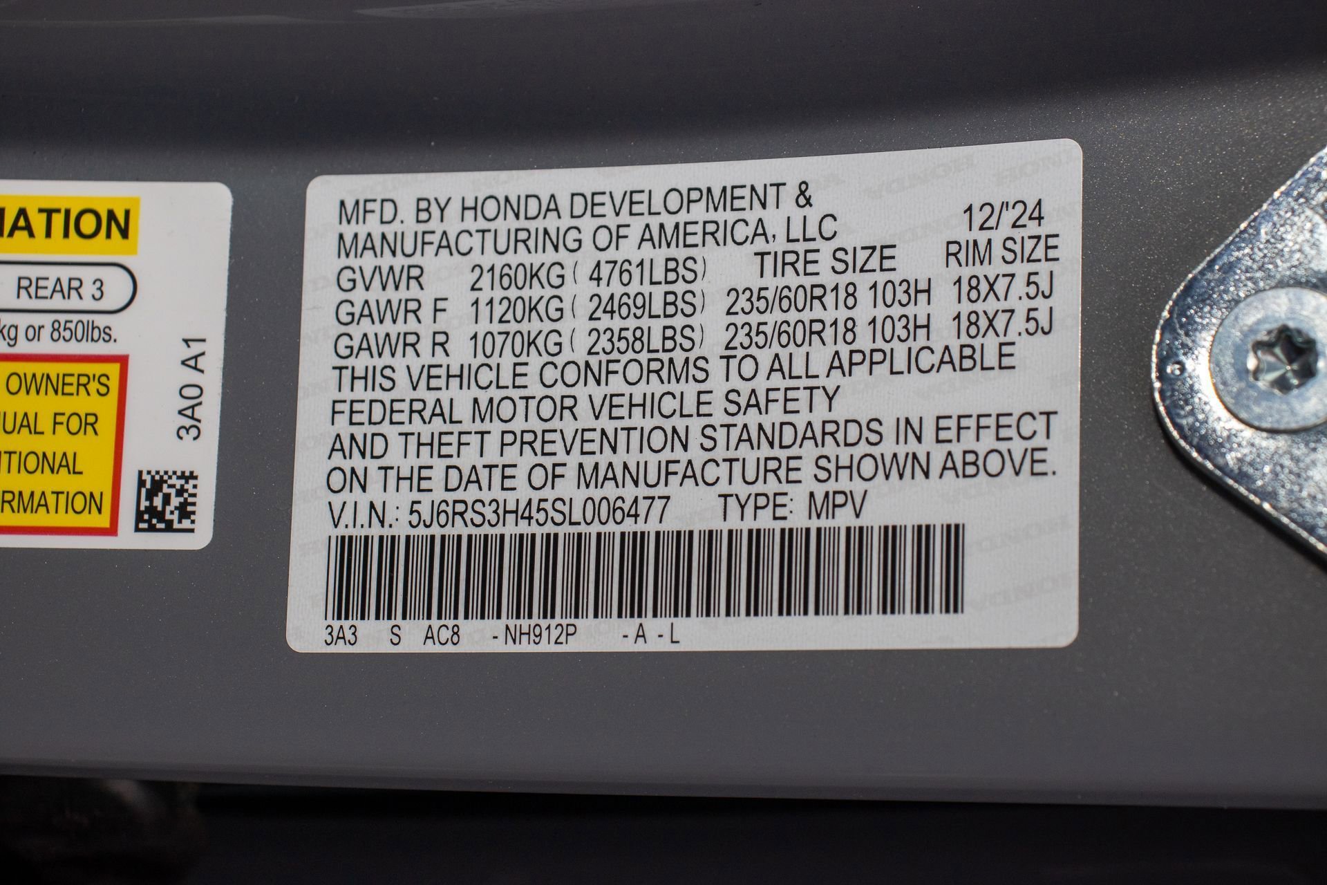 Certified 2025 Honda CR-V EX image 34