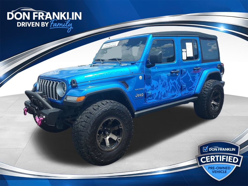 Used 2024 Jeep Wrangler Unlimited Sahara AWD/4WD image 1