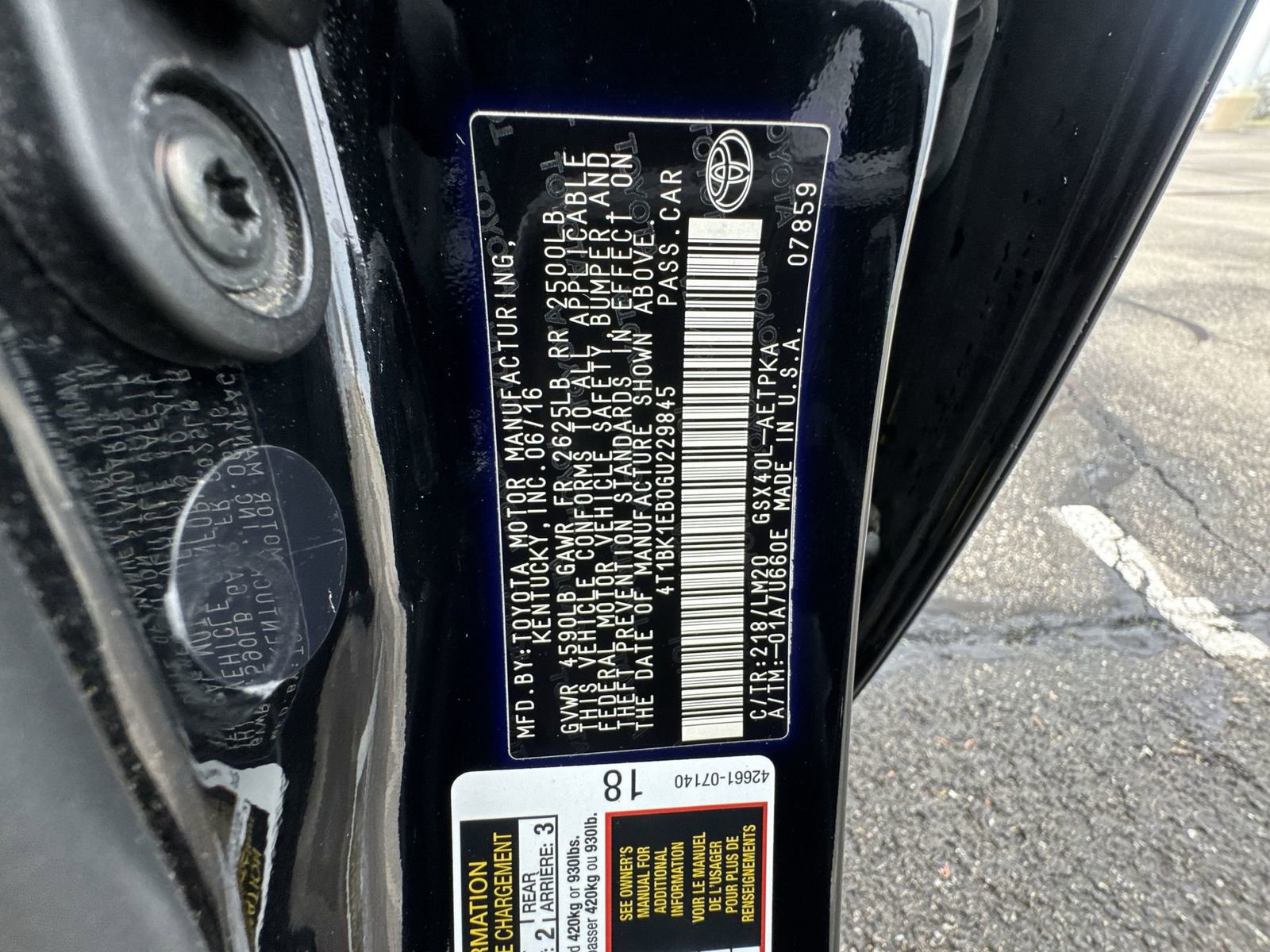 Used 2016 Toyota Avalon Limited w/ Toyota Safety Sense Package image 41