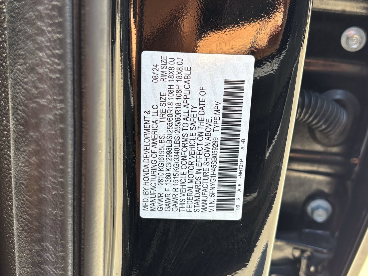 Certified 2025 Honda Pilot EX-L image 29