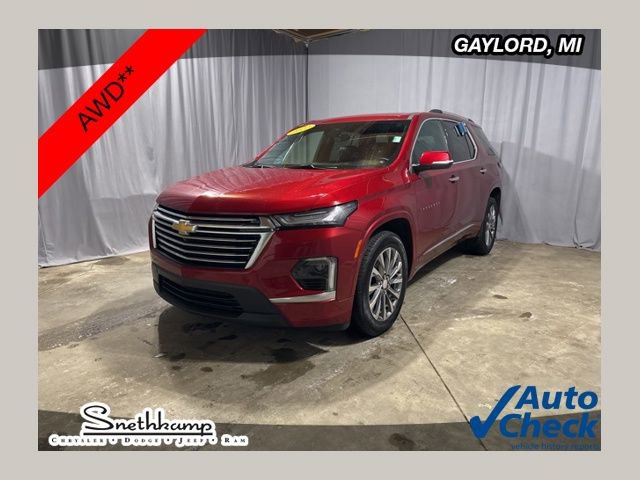 Used 2022 Chevrolet Traverse Premier w/ LPO, Floor Liner Package image 1