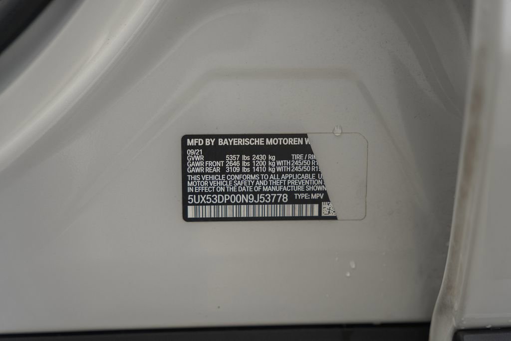 Used 2022 BMW X3 xDrive30i w/ Premium Package image 42