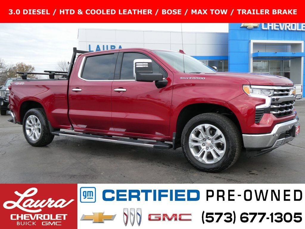 Certified 2025 Chevrolet Silverado 1500 LTZ w/ Max Trailering Package
