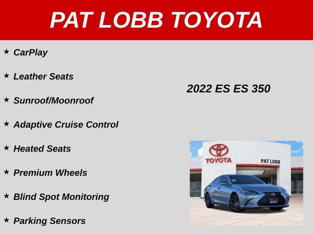 Used 2022 Lexus ES 350 w/ Premium Package FWD image 39