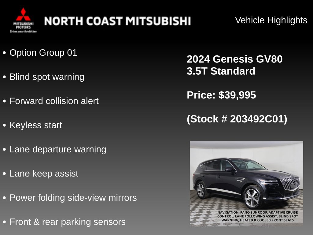 Used 2024 Genesis GV80 3.5T AWD/4WD image 2