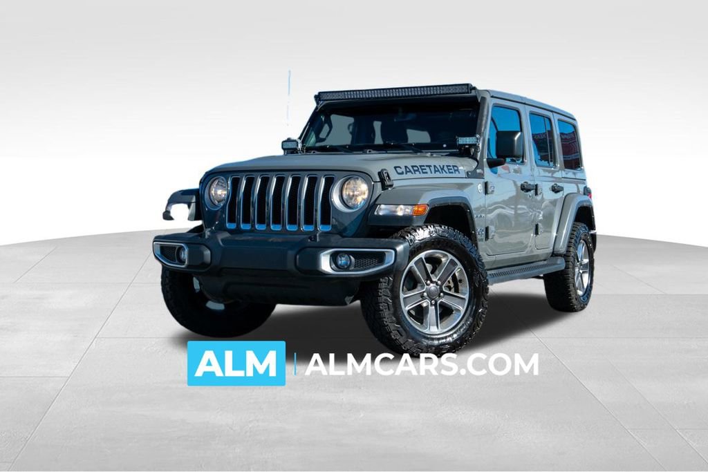 Used 2021 Jeep Wrangler Unlimited Sahara w/ Uconnect 4C Nav & Sound Group