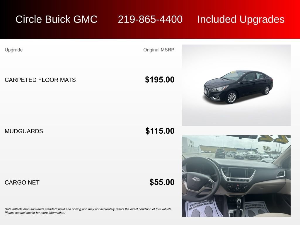 Used 2022 Hyundai Accent SEL FWD image 3