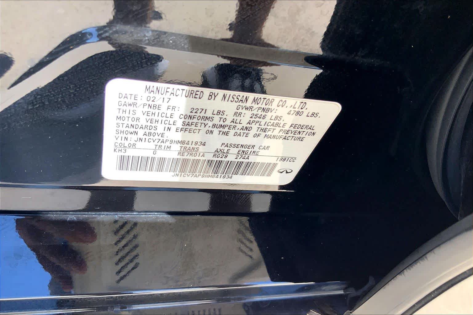 Used 2017 INFINITI Q50 2.0t RWD image 31