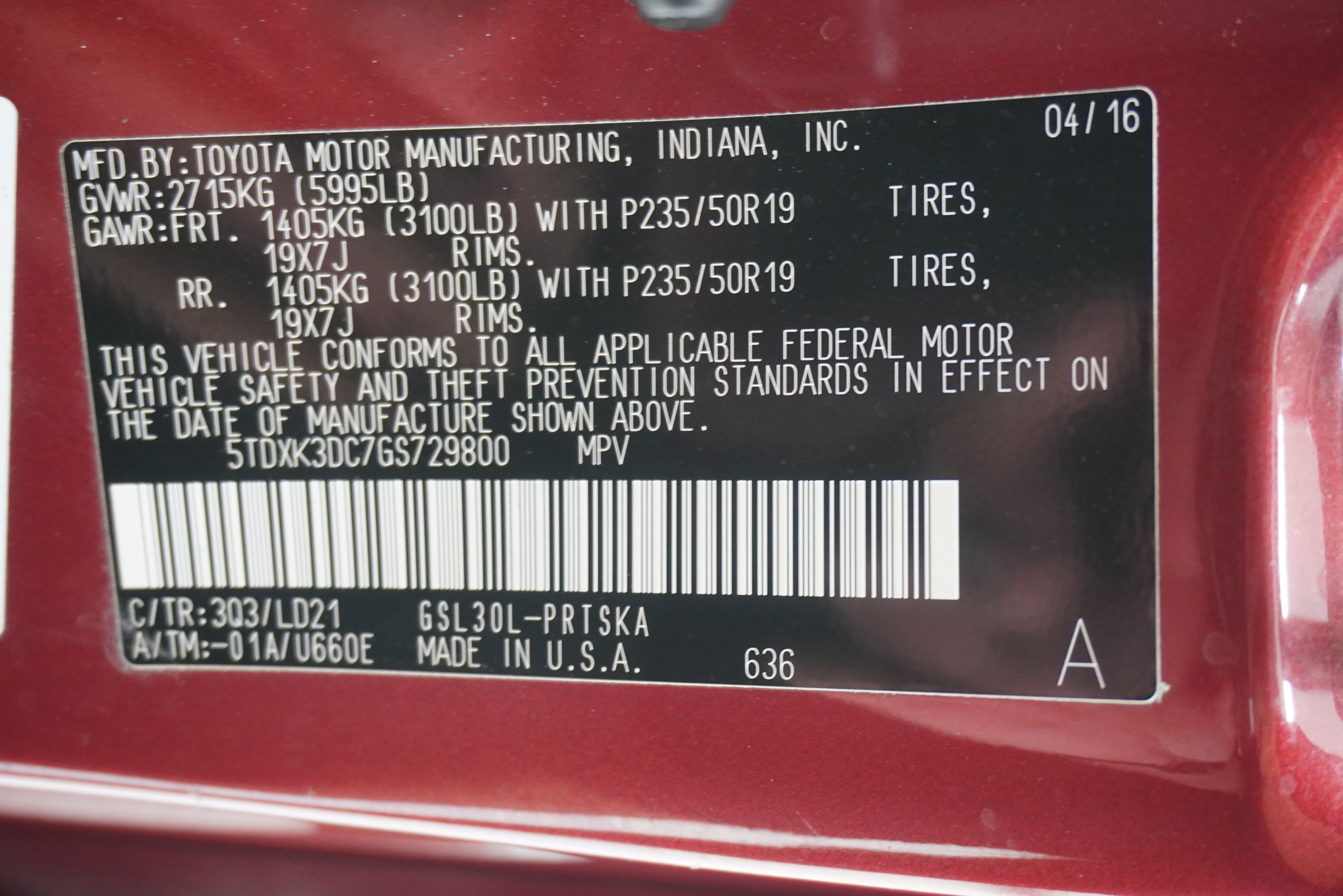Used 2016 Toyota Sienna SE FWD image 35