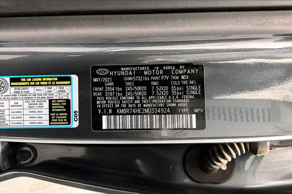 Used 2021 Hyundai Palisade Calligraphy FWD image 42
