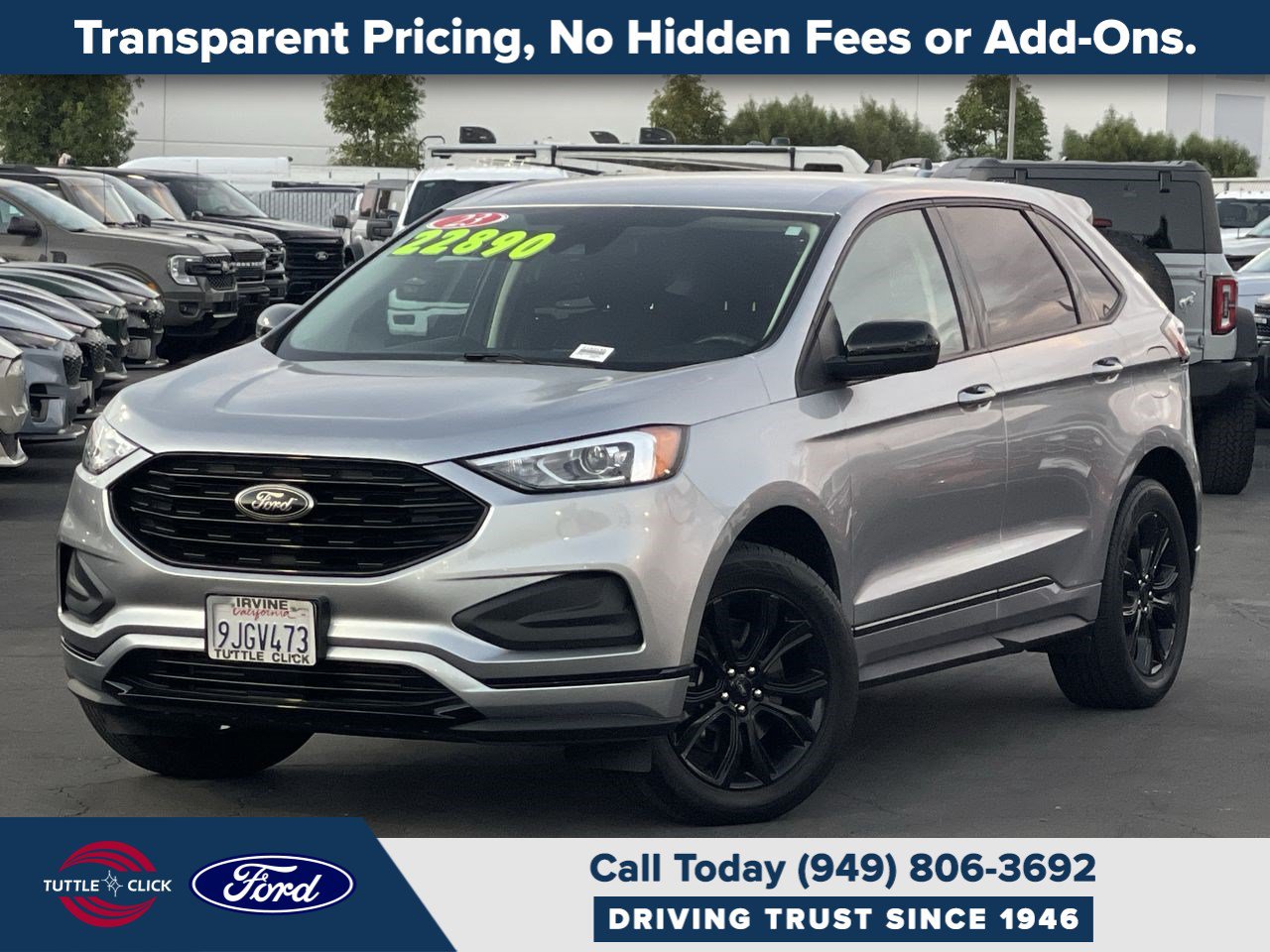 Certified 2023 Ford Edge SE w/ Black Appearance Package AWD/4WD image 1