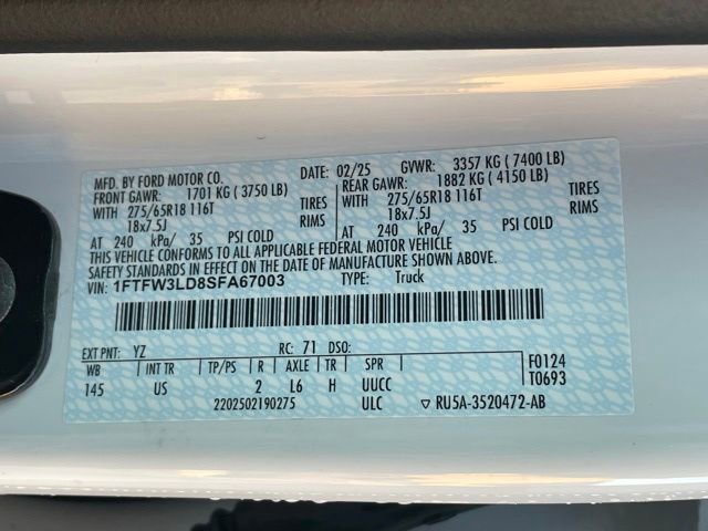 Used 2025 Ford F150 XLT w/ Equipment Group 301A Standard image 32