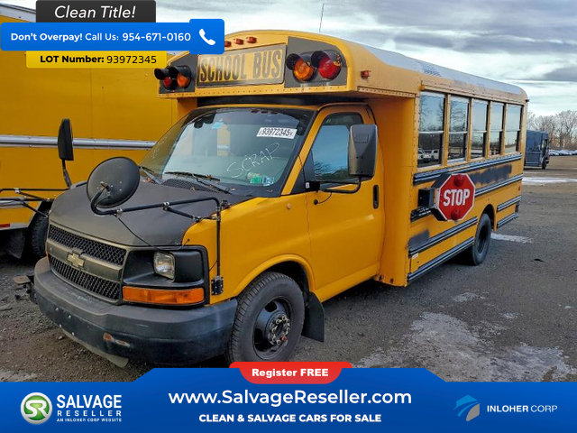 Used 2011 Chevrolet Express 3500 Extended w/ School Bus Package